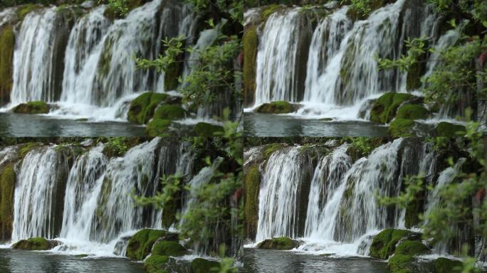 四川九寨沟山水植被