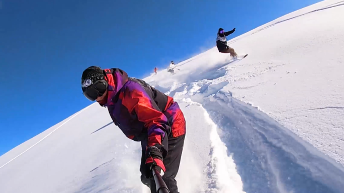 大山滑雪野雪极限运动宣传片