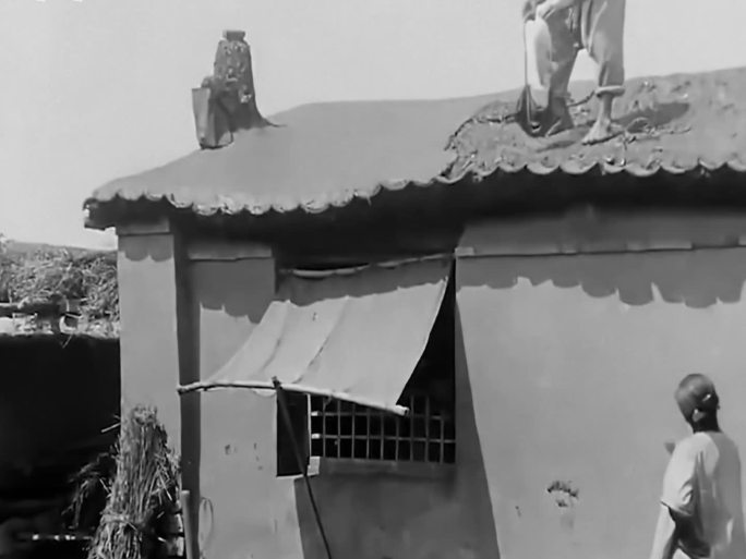1912年农村盖房子老视频