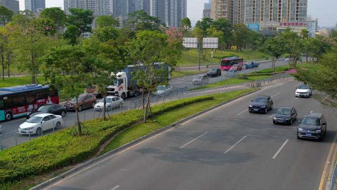 城市道路交通深圳梅林关