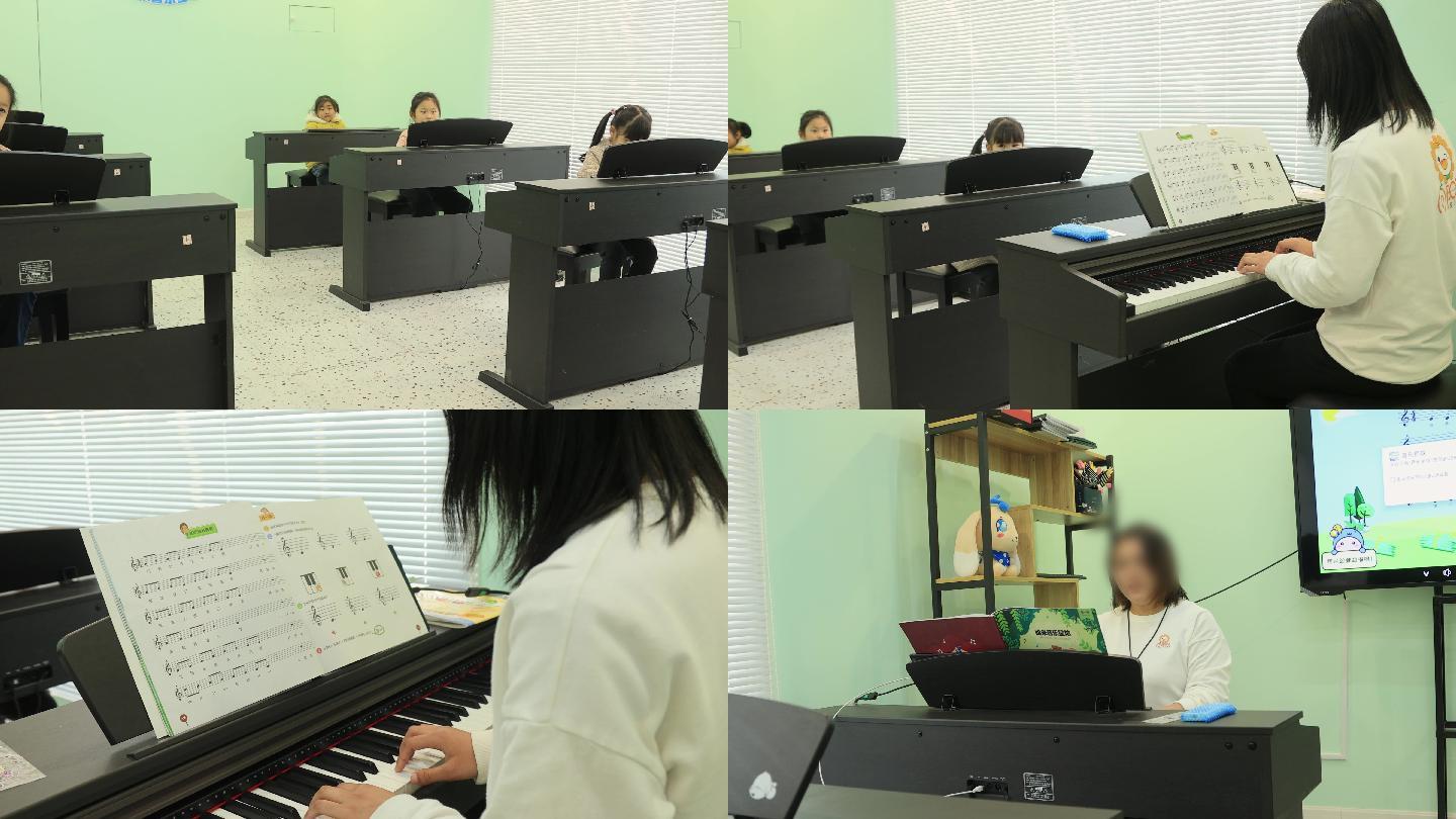 4K钢琴教室学习
