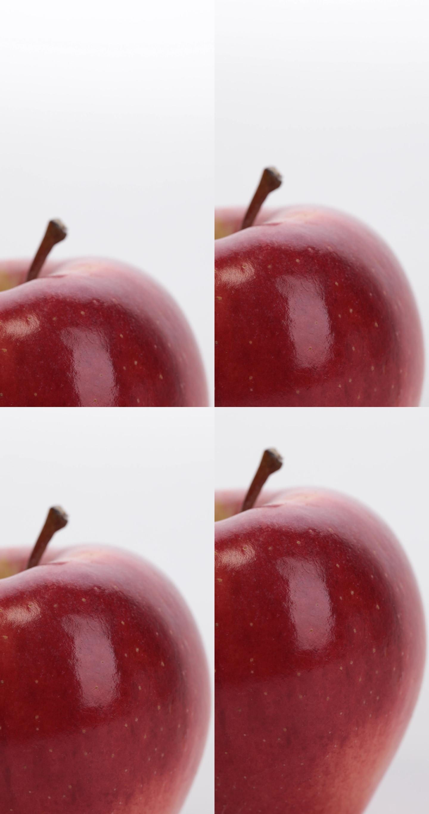 【正版素材】美食水果苹果白背景竖屏竖移