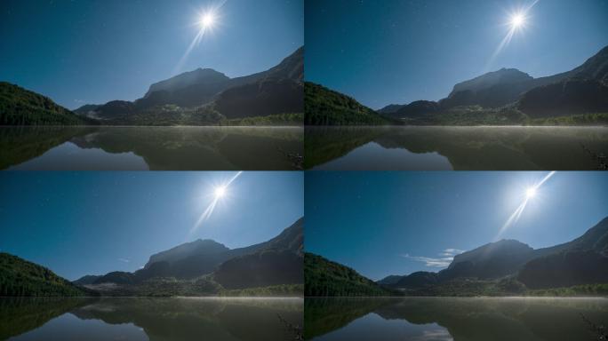 大瓦山大天池夜景