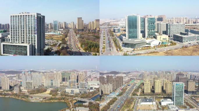 4K航拍徐州东区城市建设