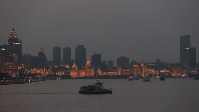 浦江江景夜色