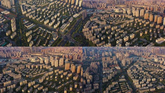 城市楼盘小区居住用地航拍