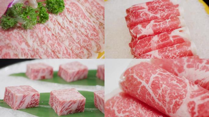 雪花牛肉和牛肥牛8K50P