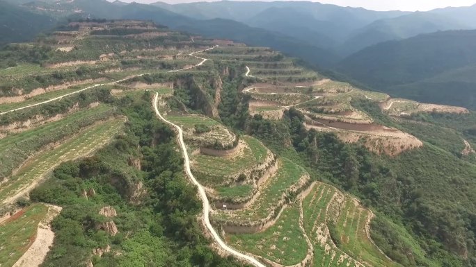 黄土高原梯田