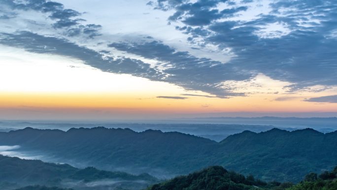 震撼大气日出朝霞风光延时