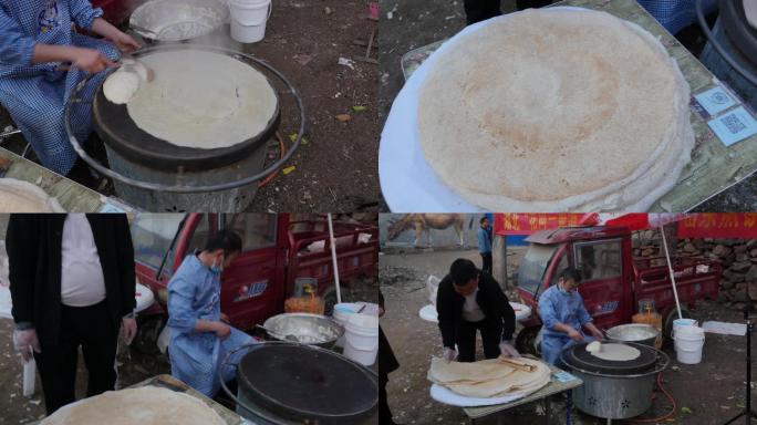 山东摊大煎饼（实拍）