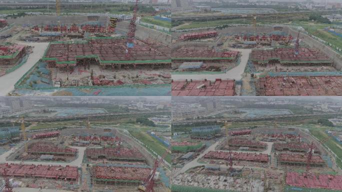 原创4K建筑工地