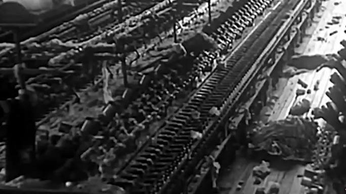 1949上海纱厂恢复生产纺织女工