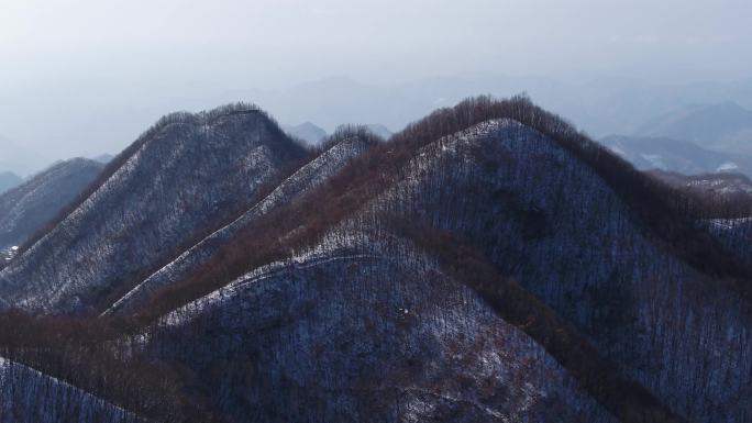 秦岭雪景航拍