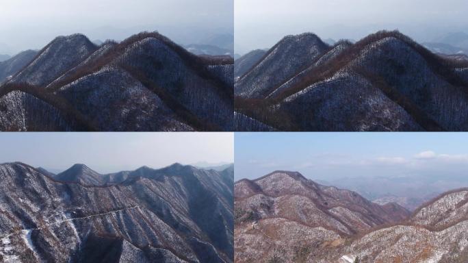 秦岭雪景航拍