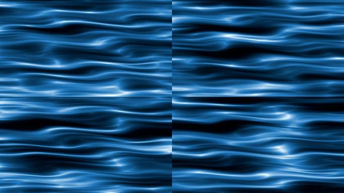 蓝色水波纹流体