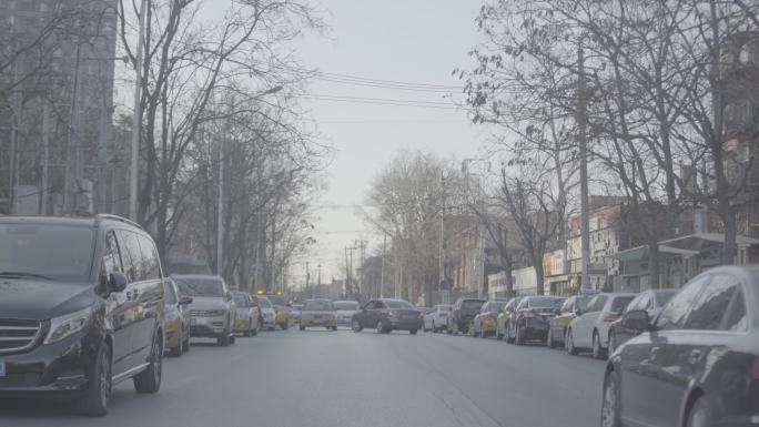 4k街道跟拍北京东二环车流