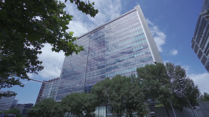 微软亚太研发集团大楼空镜