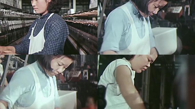 五六十年代上海纱厂纺织厂彩色素材