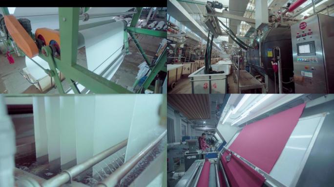 布料加工工厂智能生产机械化生产