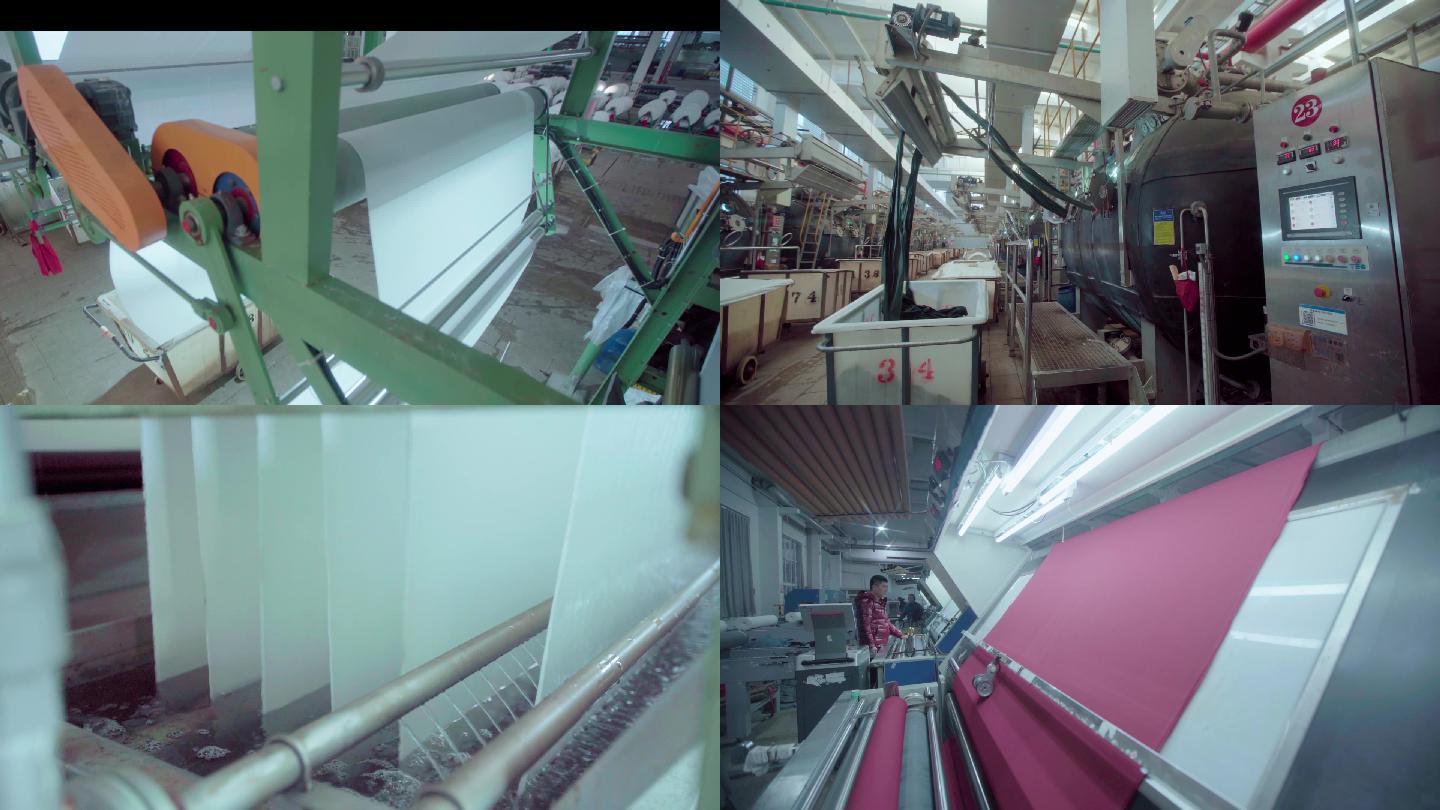 布料加工工厂智能生产机械化生产
