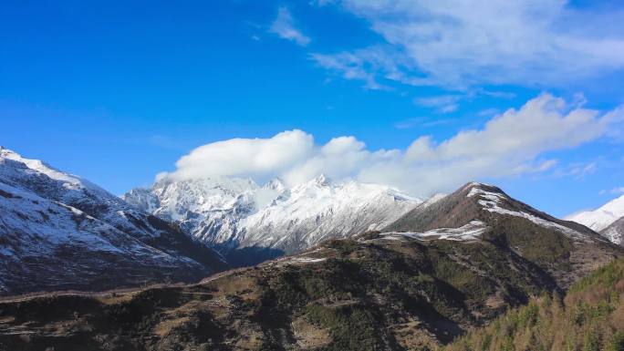 大气震撼川西高原甘孜阿坝雪景延时实拍合集