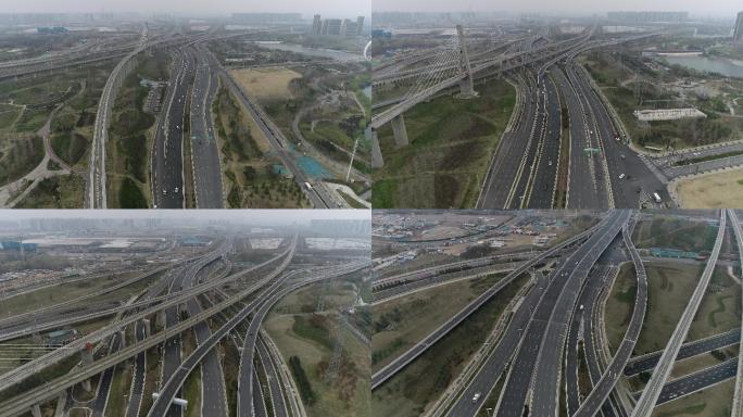 郑州东三环大桥航拍（4K50帧）