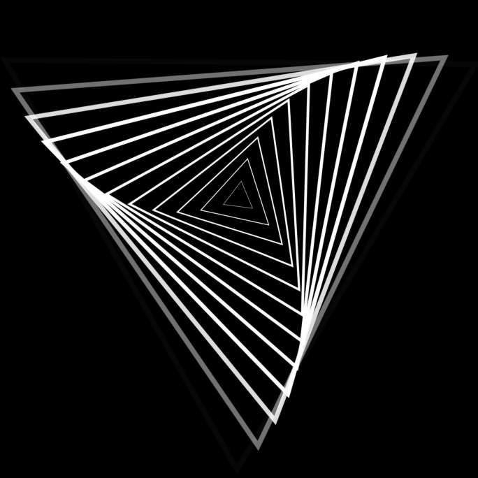 【视频】抽象三角形线条02