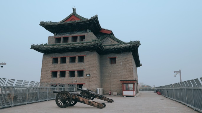 北京德胜门箭楼疫情旅游