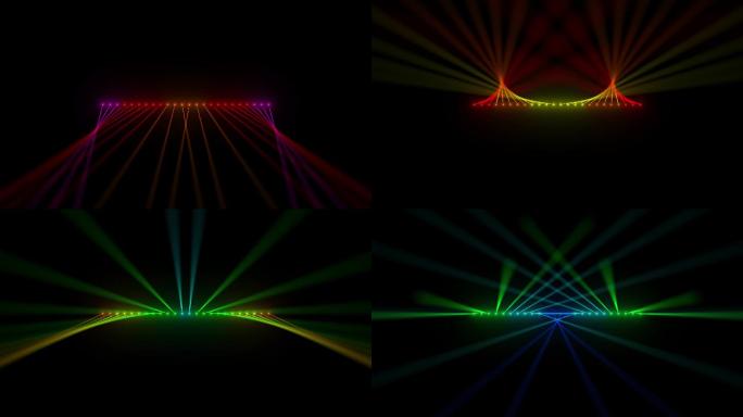 24灯全屏变色7色射灯秀