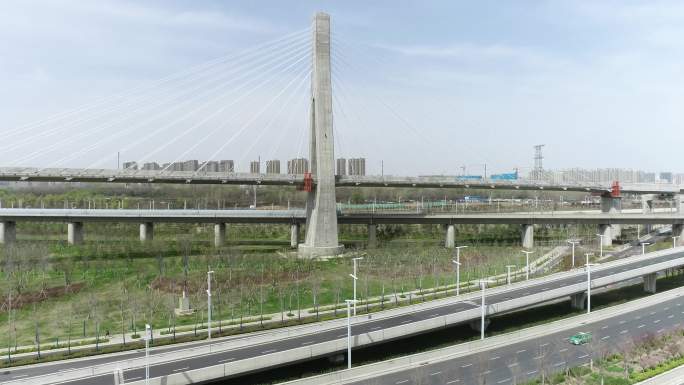 郑州东三环高铁桥（4K50帧）