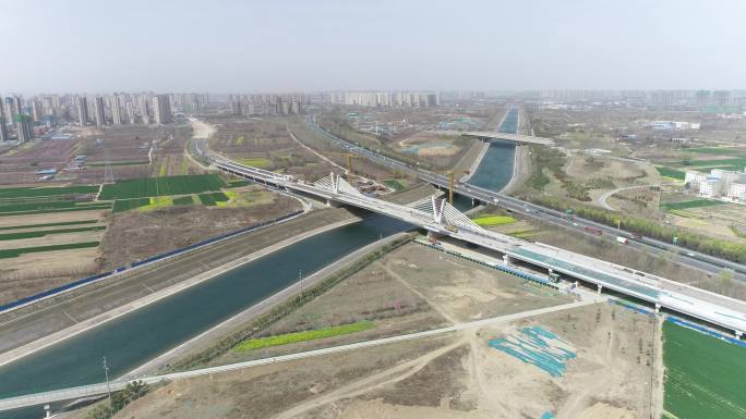 郑州310国道南水北调桥（4K50帧）