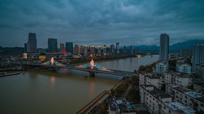 衢州常山夜景