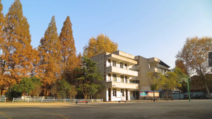 乡镇农村学校通用空镜头