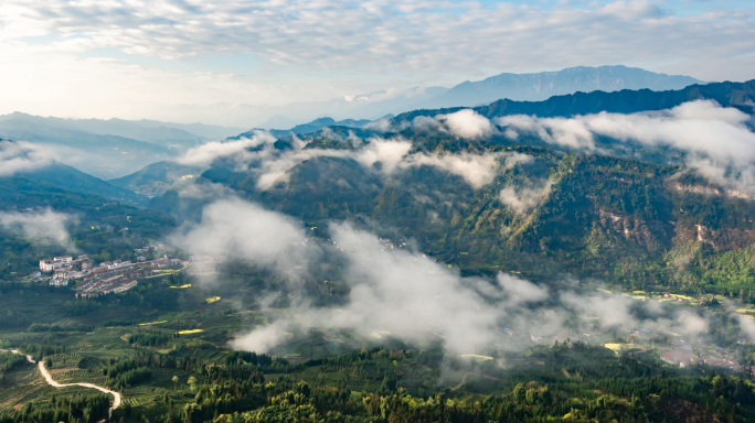 山区高山峡谷云雾风光延时延时