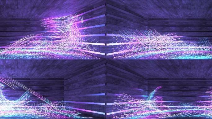 4K裸眼3D光线粒子光影变幻（可定制）