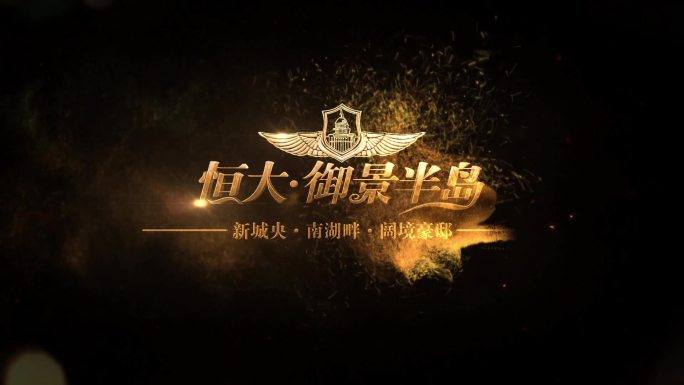 地产项目定版片头片尾LOGO