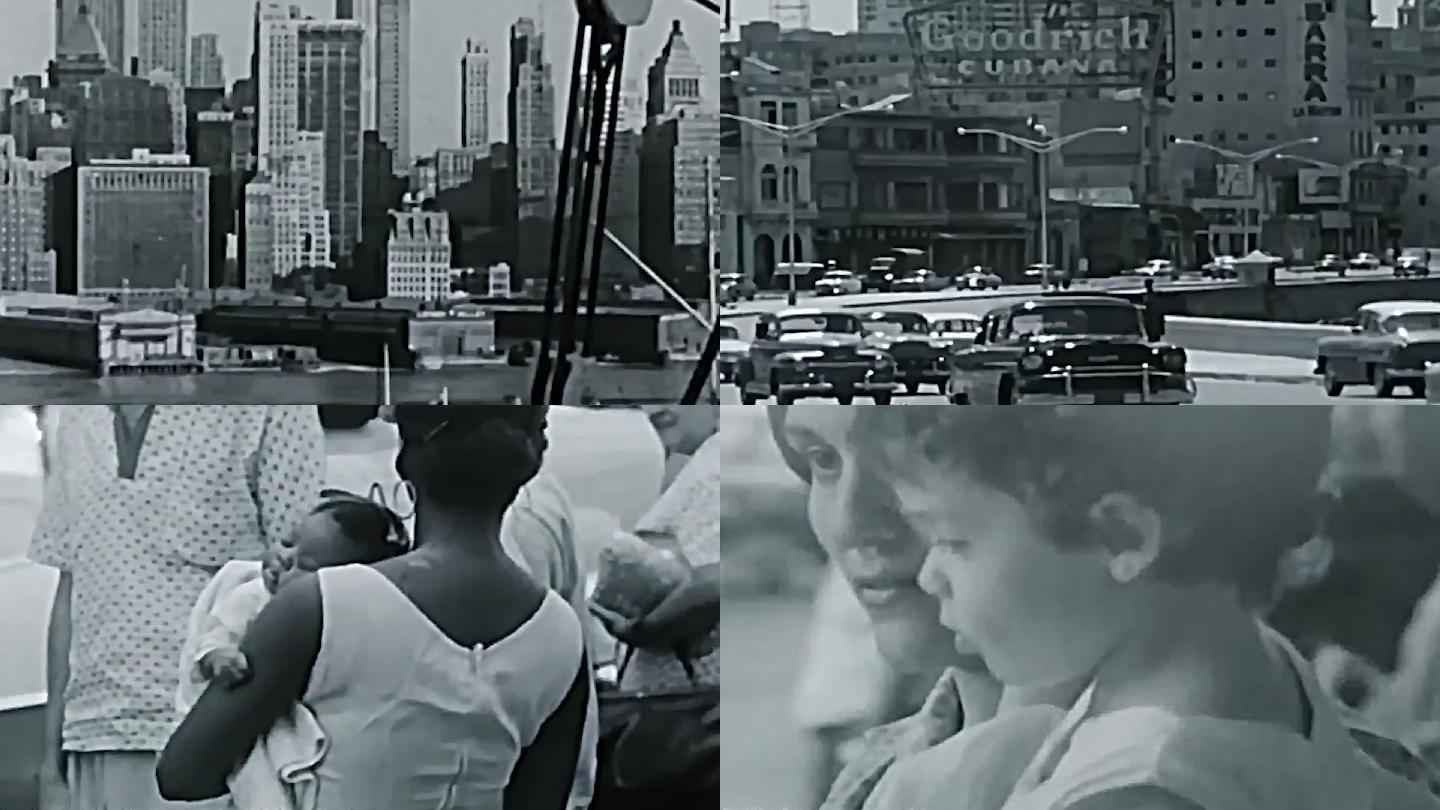 40年代末美国纽约时代广场