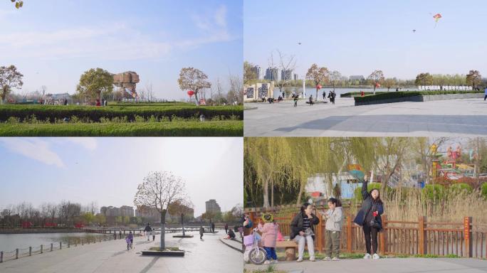 【4K】春季市民公园游玩