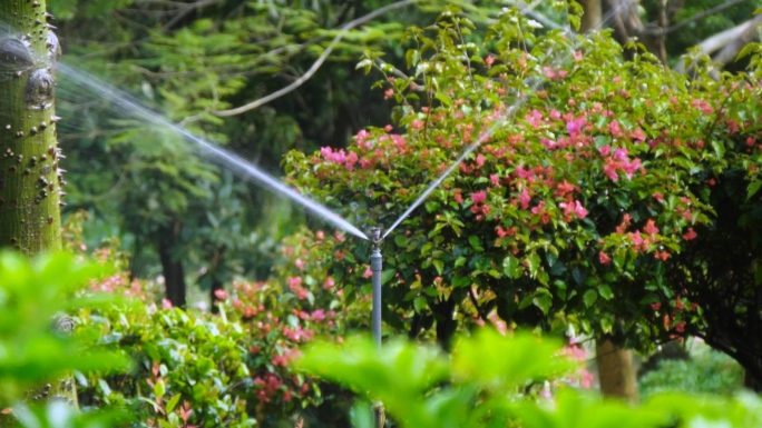 园林公园自动灌溉喷灌草地草坪自动浇水浇灌