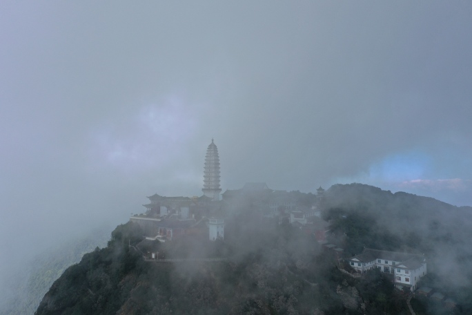 【4k】大理鸡足山航拍