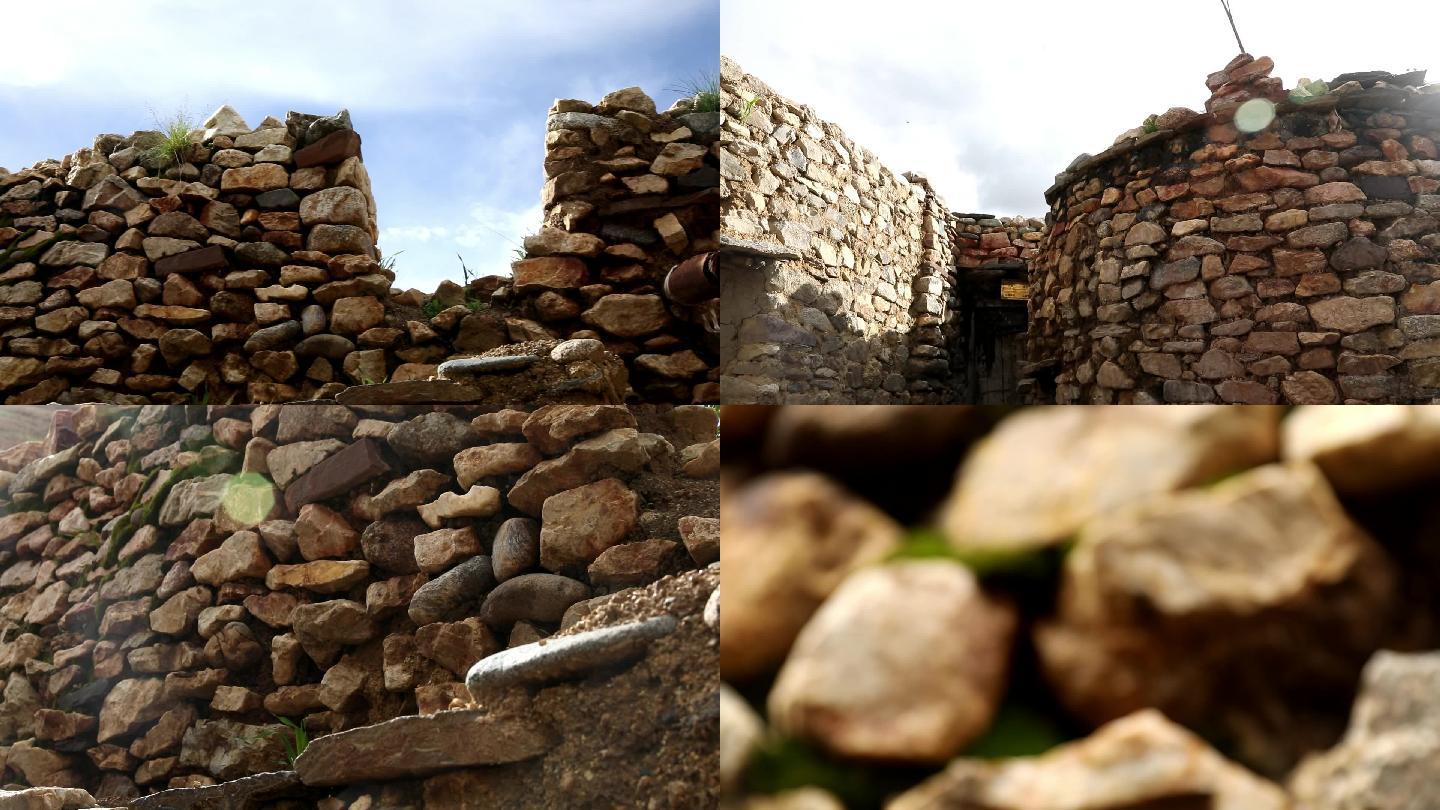 原创高清西藏仅存的原始石屋