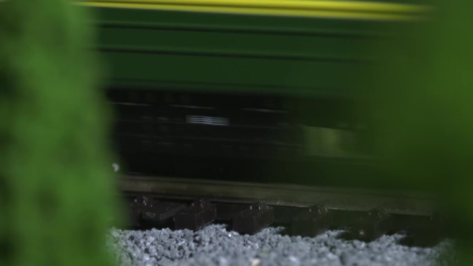 老蛙拍摄火车模型