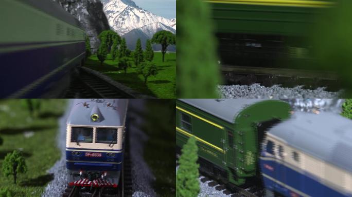 老蛙拍摄火车模型