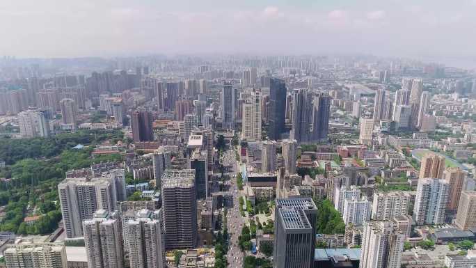 城市大气航拍视频实拍素材