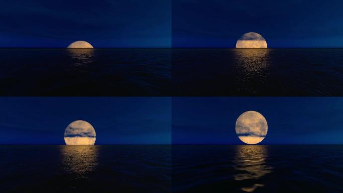 4K中秋节海上升明月