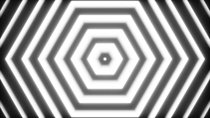 黑白几何循环扩散背景形状图形