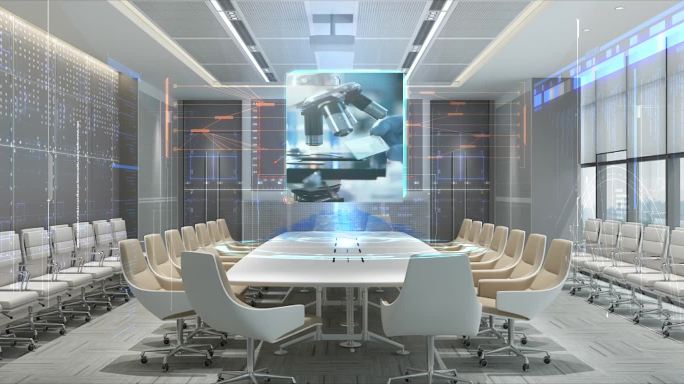 商务企业会议室AE模板