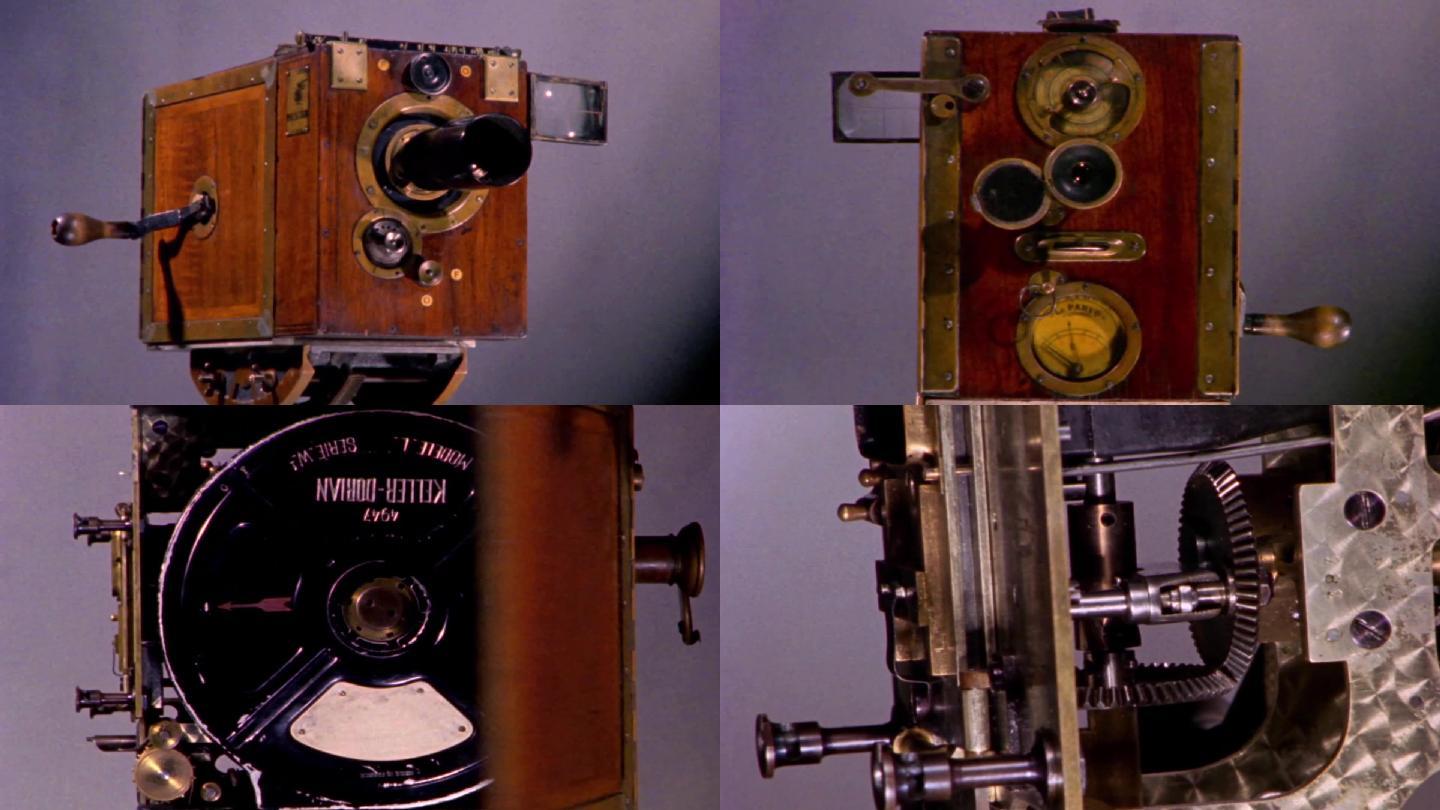 手摇木质8毫米16毫米胶片摄影机内部构造