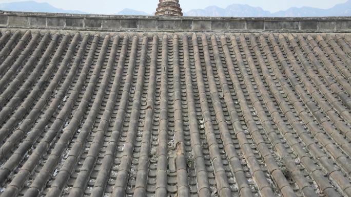 高清4K60帧嵩岳寺塔视频素材