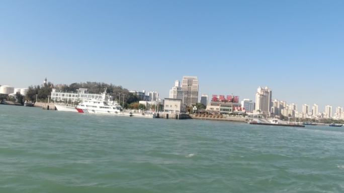 鼓浪屿大海厦门城市海浪太阳沙滩